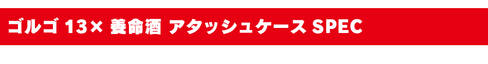 ゴルゴ13 x 養命酒アタッシュケース SPEC