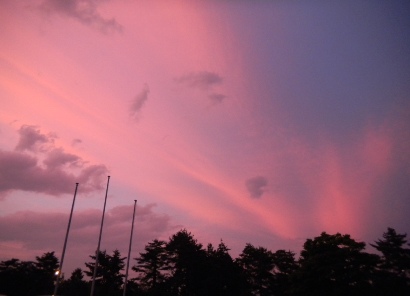 赤い空