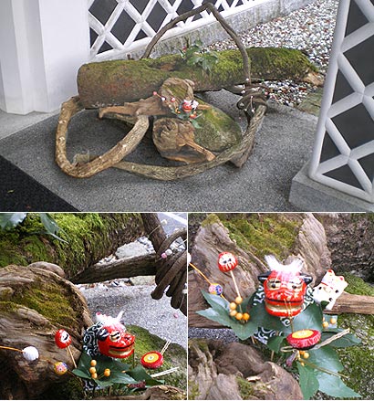 養命酒　駒ヶ根工場　年始用リース