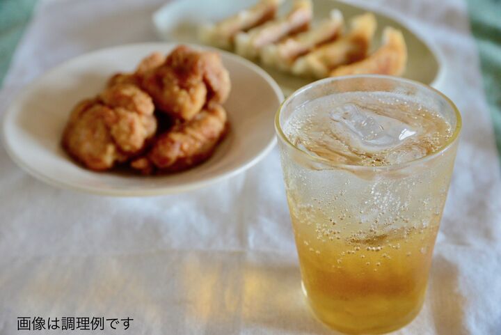 夏は炭酸で割ってシュワシュワ爽快に！ノンアルカクテルとして食事にもあう〜〜