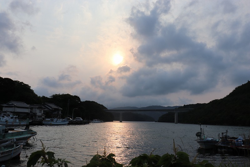 海士町の夕日