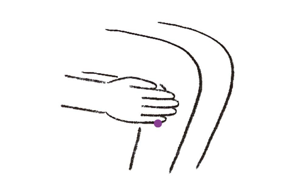 腹痛には温め、便秘にはマッサージやツボ押しも