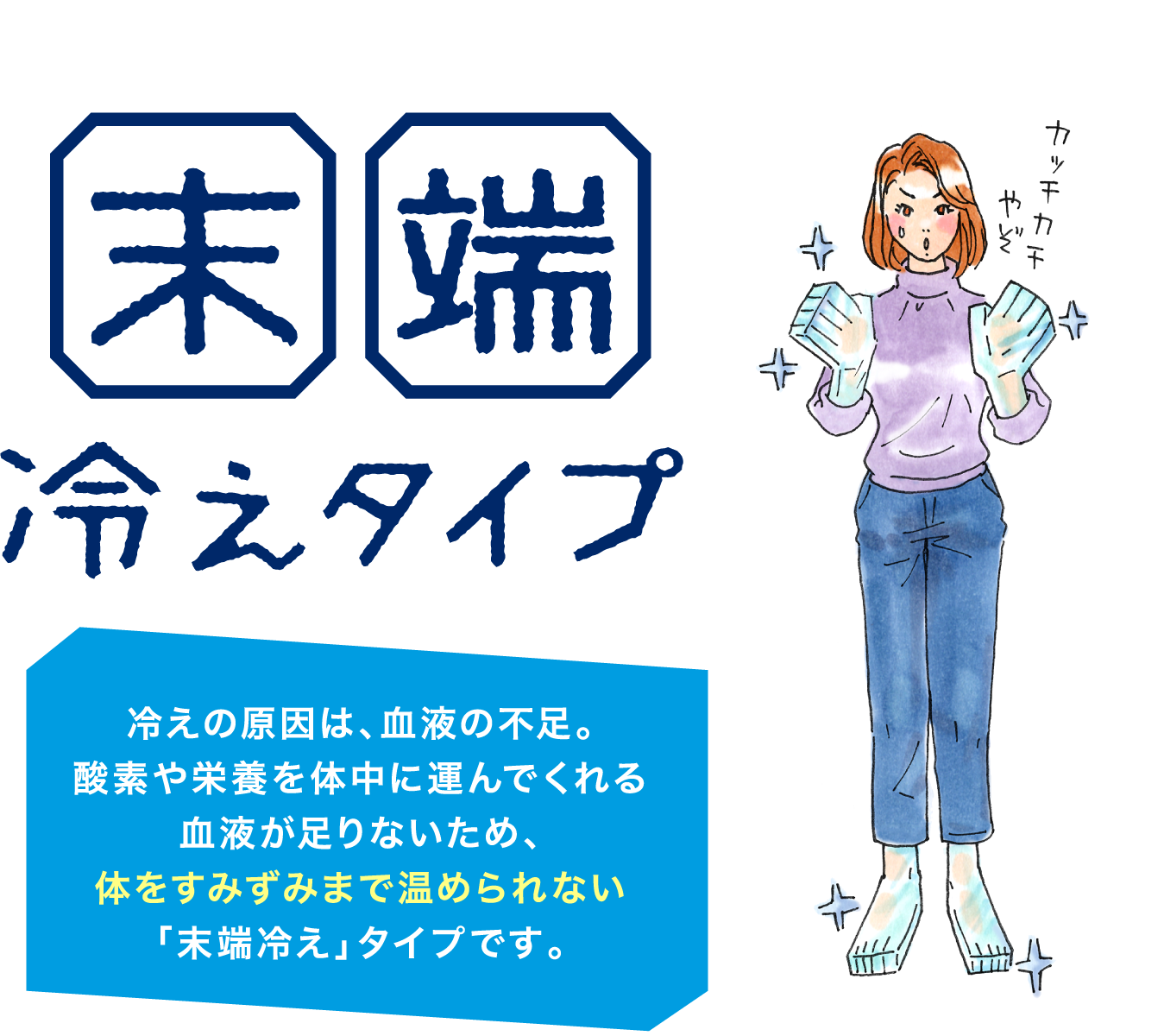 末端冷えタイプ