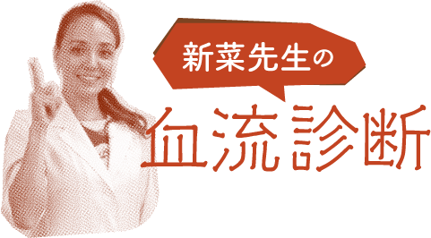 新菜先生の血流診断