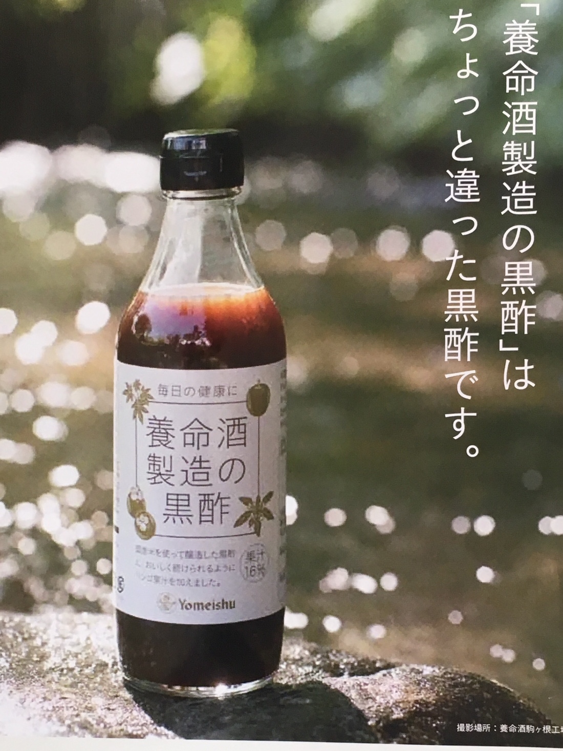 養命酒健康講座　～黒酢の驚きのチカラ～　参加費無料画像