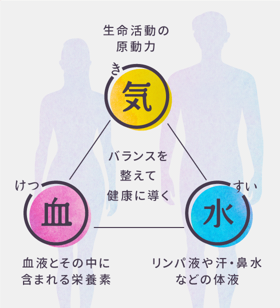 バランスとを整えて健康に導く