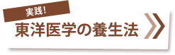 実践！東洋医学の養生法