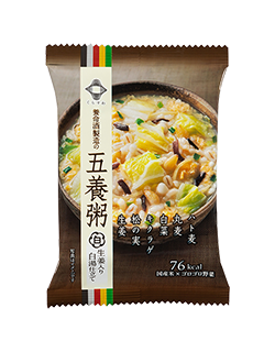 五養粥 白 生姜入り白湯仕立て