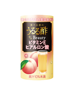 食べる前のうるる酢 Beauty 桃味