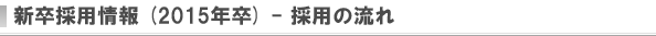採用の流れ