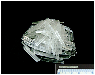 L-メントールの結晶