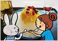 ヘルシーかき氷登場?!
