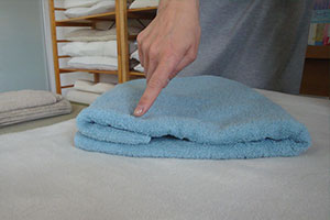 即席バスタオル枕の作り方2