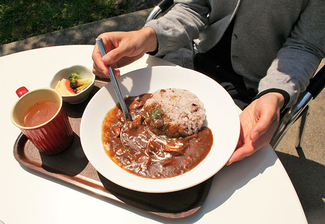 養生ランチ「信州十四豚カレー」