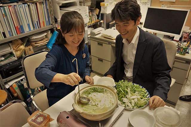 野菜を投入