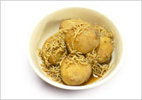 里芋とちりめんじゃこの煮物