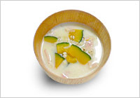はと麦入りかぼちゃのミルクスープ