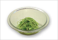 小松菜のバジリコ風