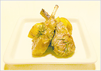 ラムのハーブオイル焼き