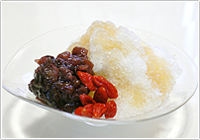 しょうがシロップのかき氷