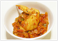 スパイシーチキンのトマト煮