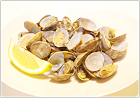 あさりのハーブ酒蒸し