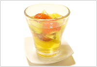 フルーツたっぷりハーブゼリー