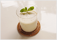 朝のバナナバニラスムージー