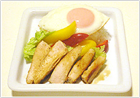 鶏と野菜のほぼ500kcalプレート