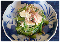 ゴーヤの梅ツナ和え