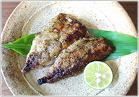 アジの山椒風味焼き