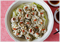 セロリとタケノコ入りシュウマイ