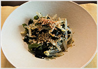 もやしとわかめのごまポン酢和え