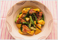 鶏手羽先と野菜のクミン炒め